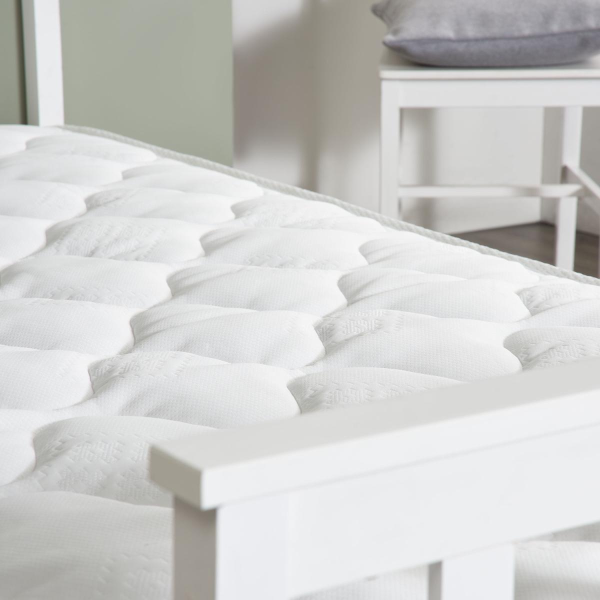 Small Double Bonnell Sprung Mattress - White – image 6