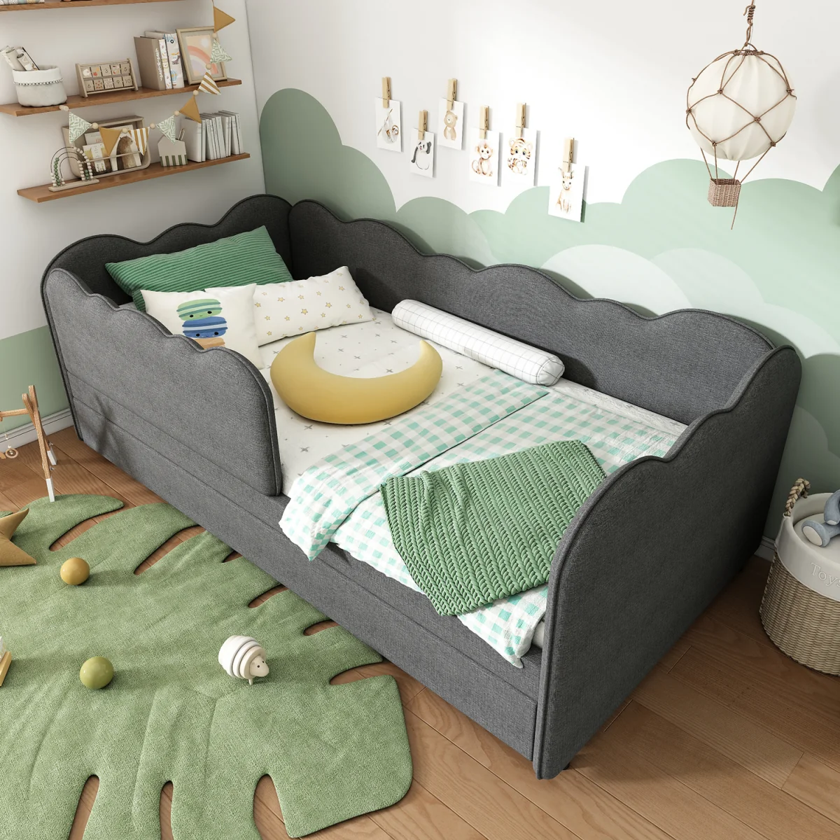 Cloud-Shaped Daybed - Dark Grey – image 2