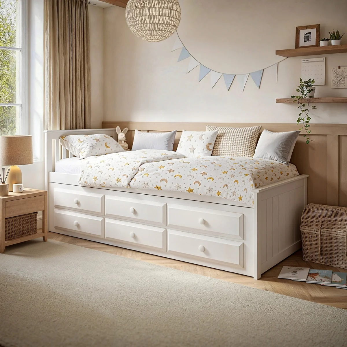 Montana Captains Guest Bed - White – image 1
