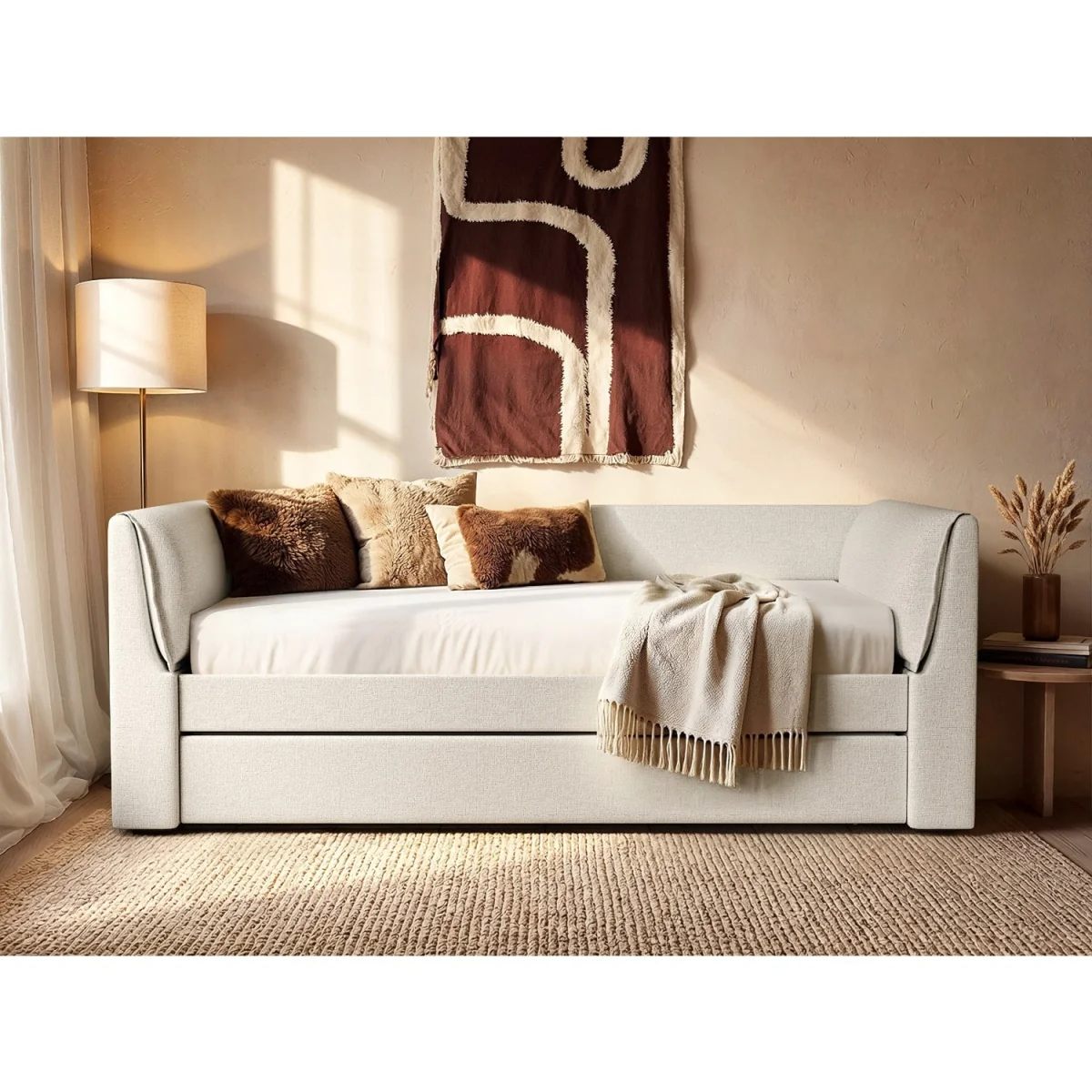 Max Day Bed With Trundle - White