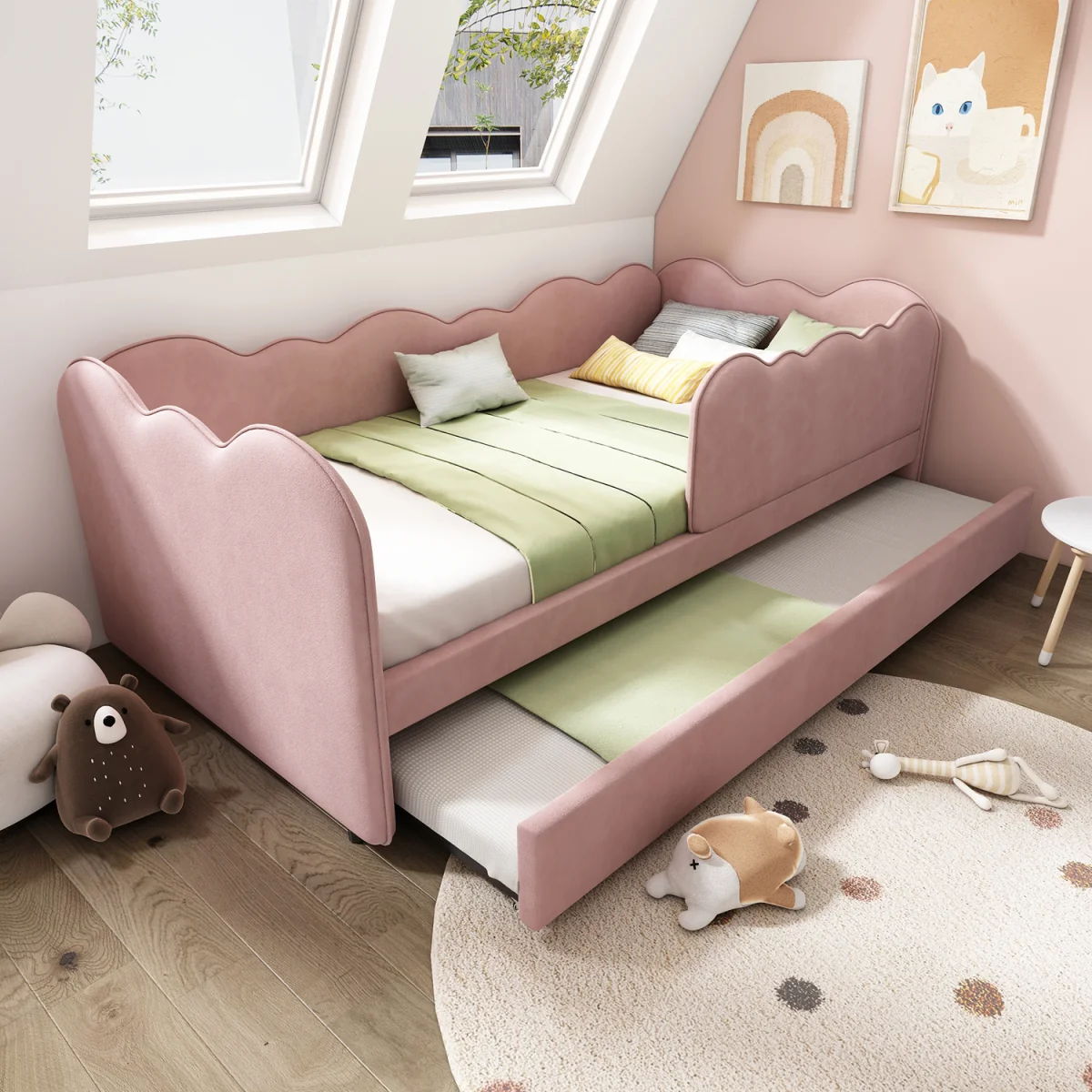 Cloud-Shaped Daybed - Beige – image 7