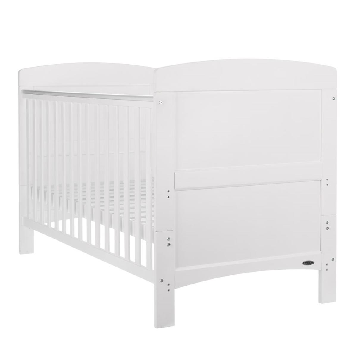 Obaby Grace Cot Bed 3 Piece Nursery Furniture Set - White – image 2