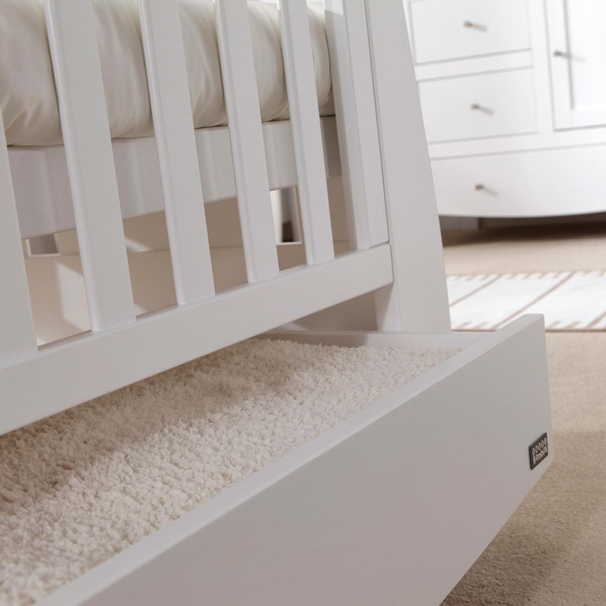 Tutti Bambini Katie Cot Bed 2 Piece Nursery Set in White – image 6