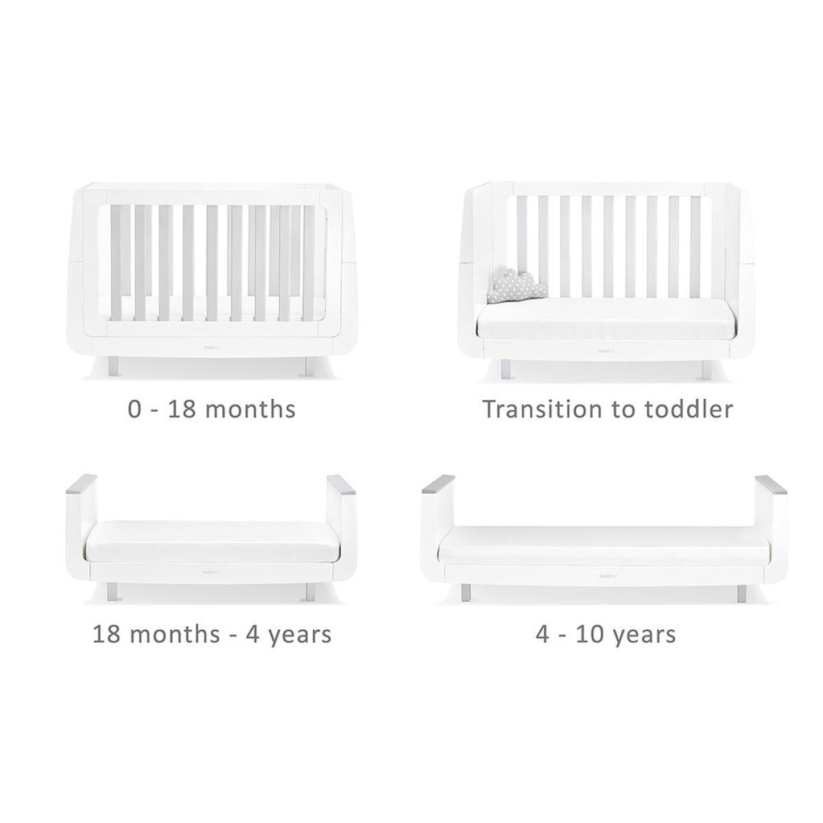 Snuzkot Mode 2 Piece Nursery Furniture Set - White – image 3