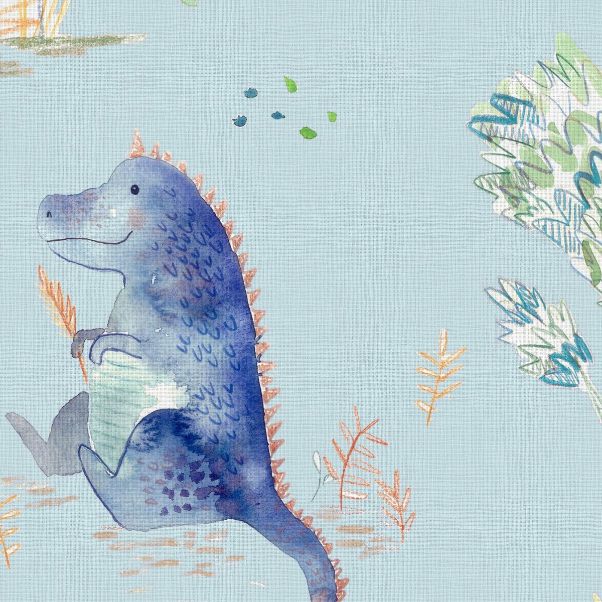 Little Adventurers Jurrassic Made to Measure Curtains Jurrassic Sky – image 3