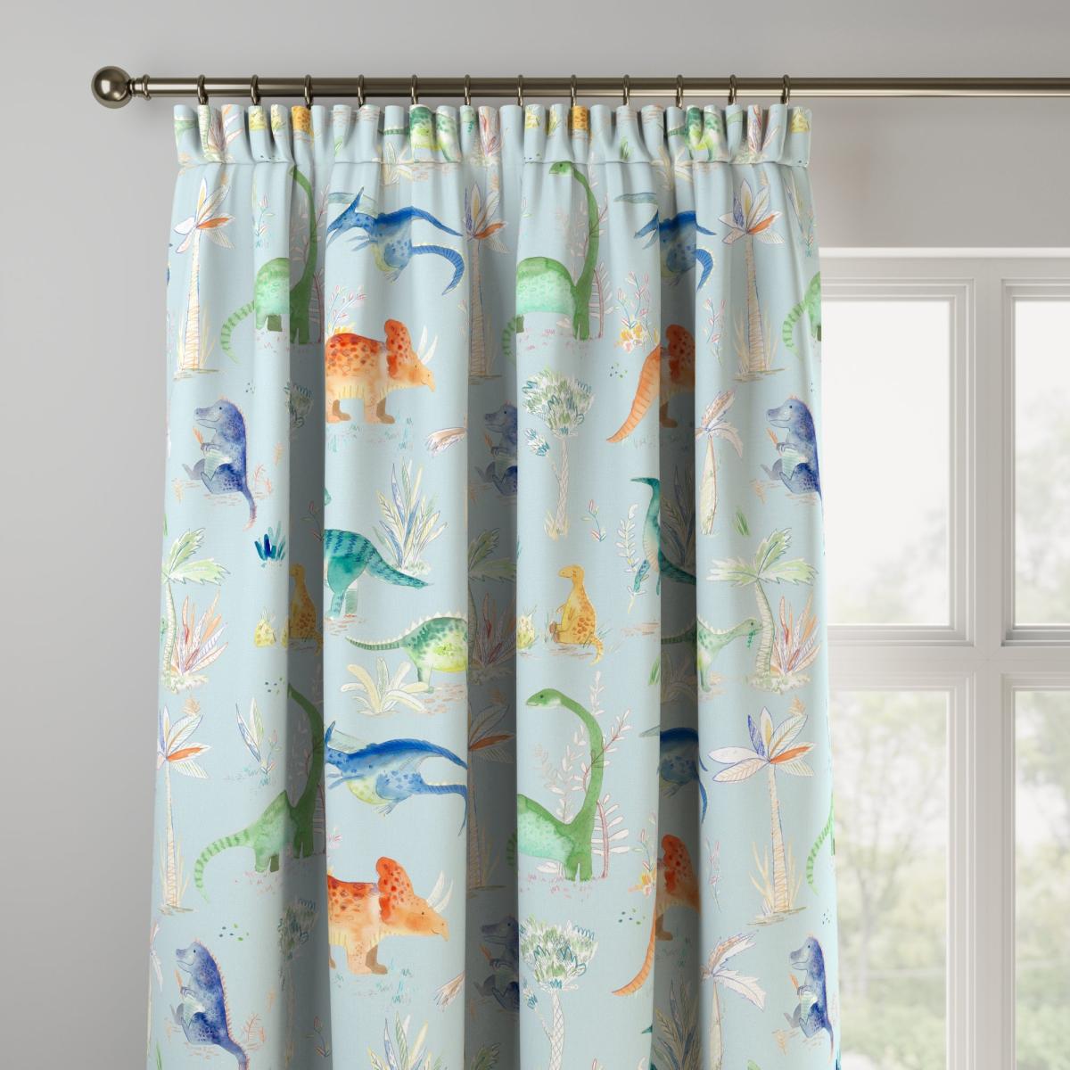 Little Adventurers Jurrassic Made to Measure Curtains Jurrassic Sky – image 4