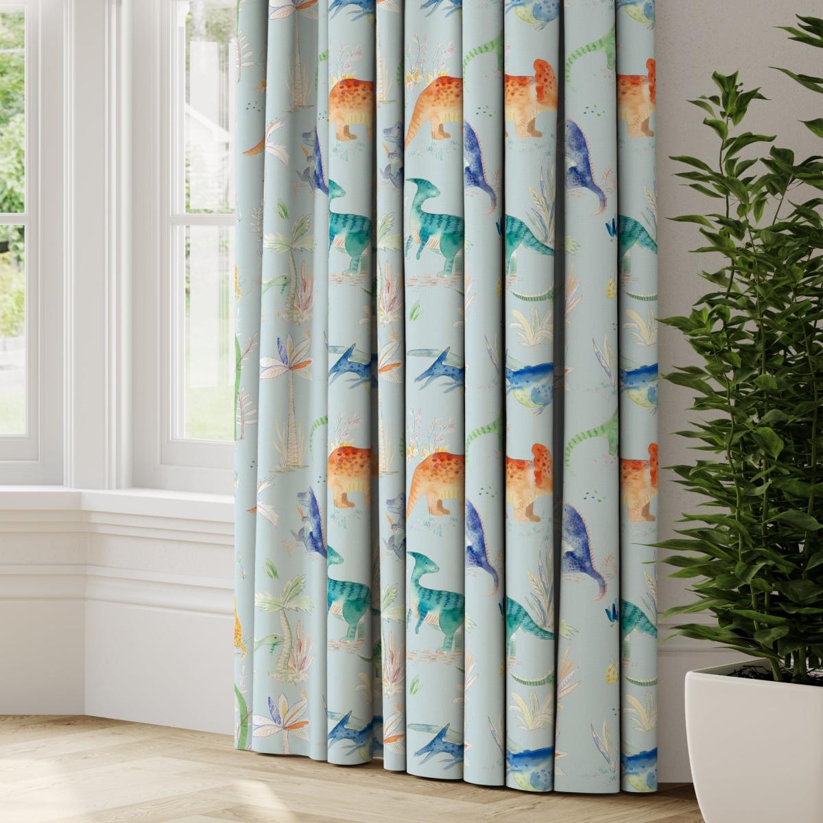 Little Adventurers Jurrassic Made to Measure Curtains Jurrassic Sky – image 1