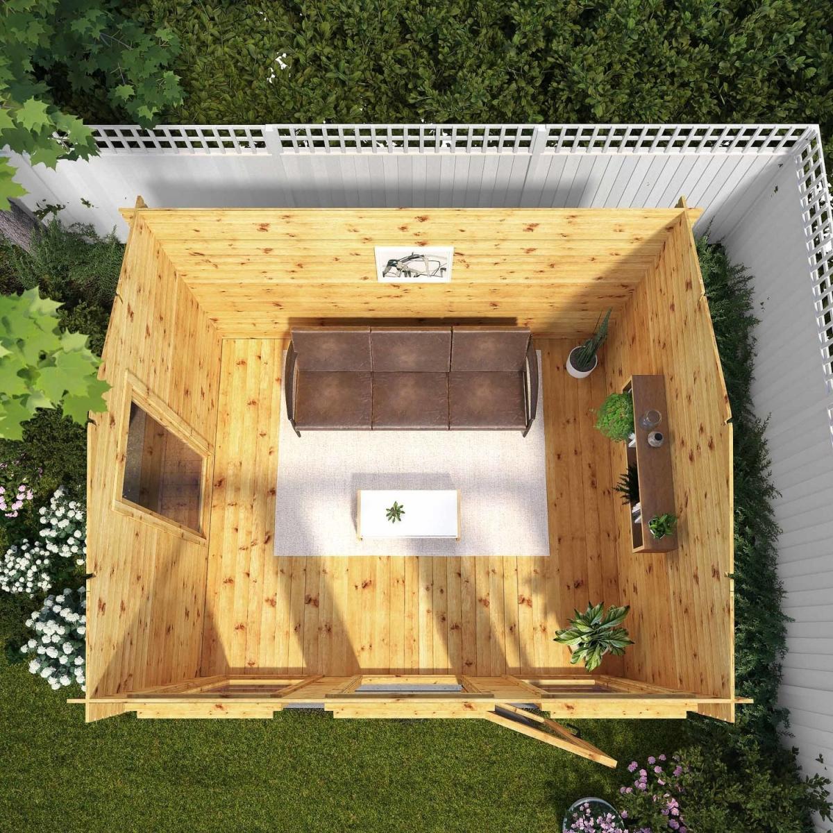 3.5 x 3.4m Garden Log Cabin - Mercia – image 3