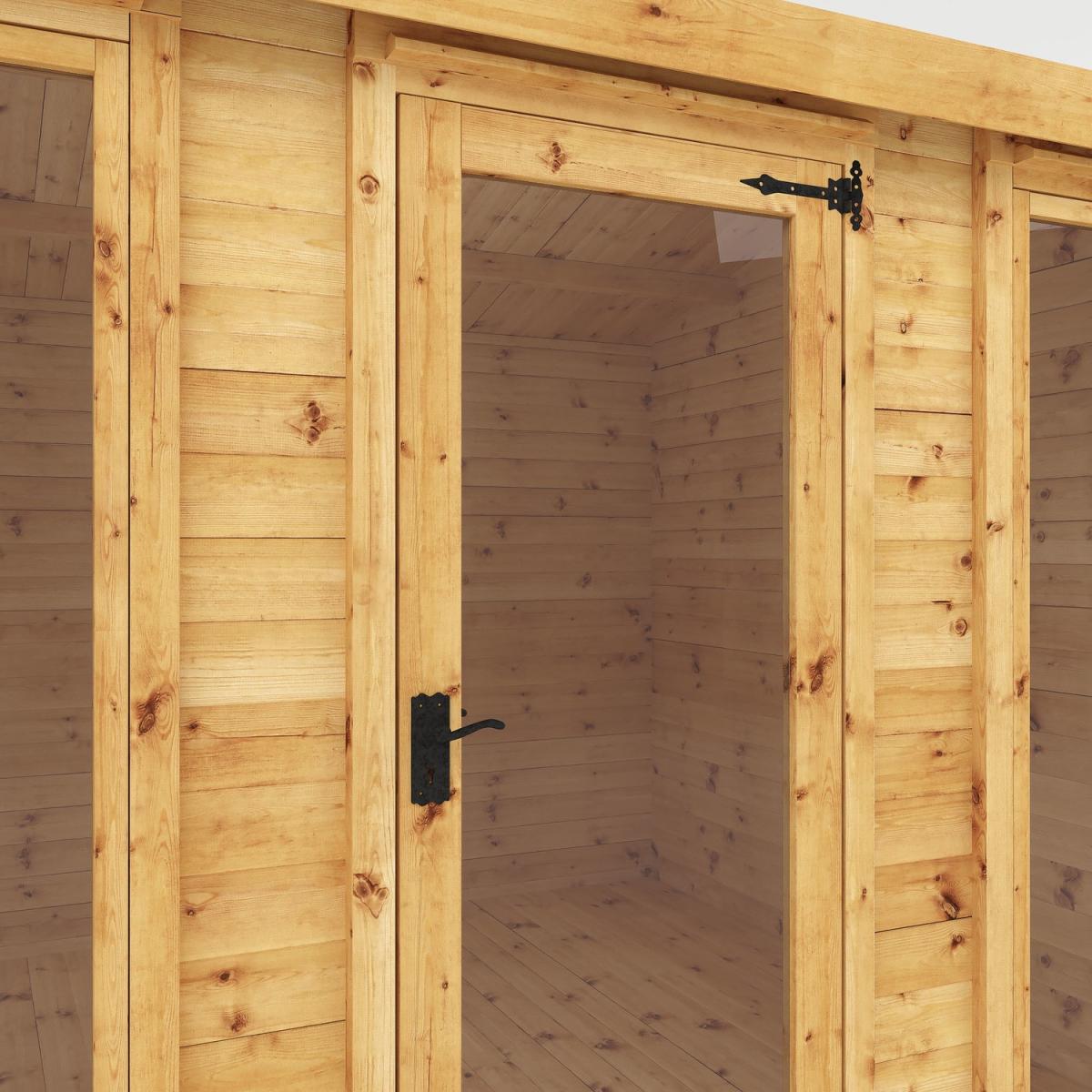 3.5 x 3.4m Garden Log Cabin - Mercia – image 5