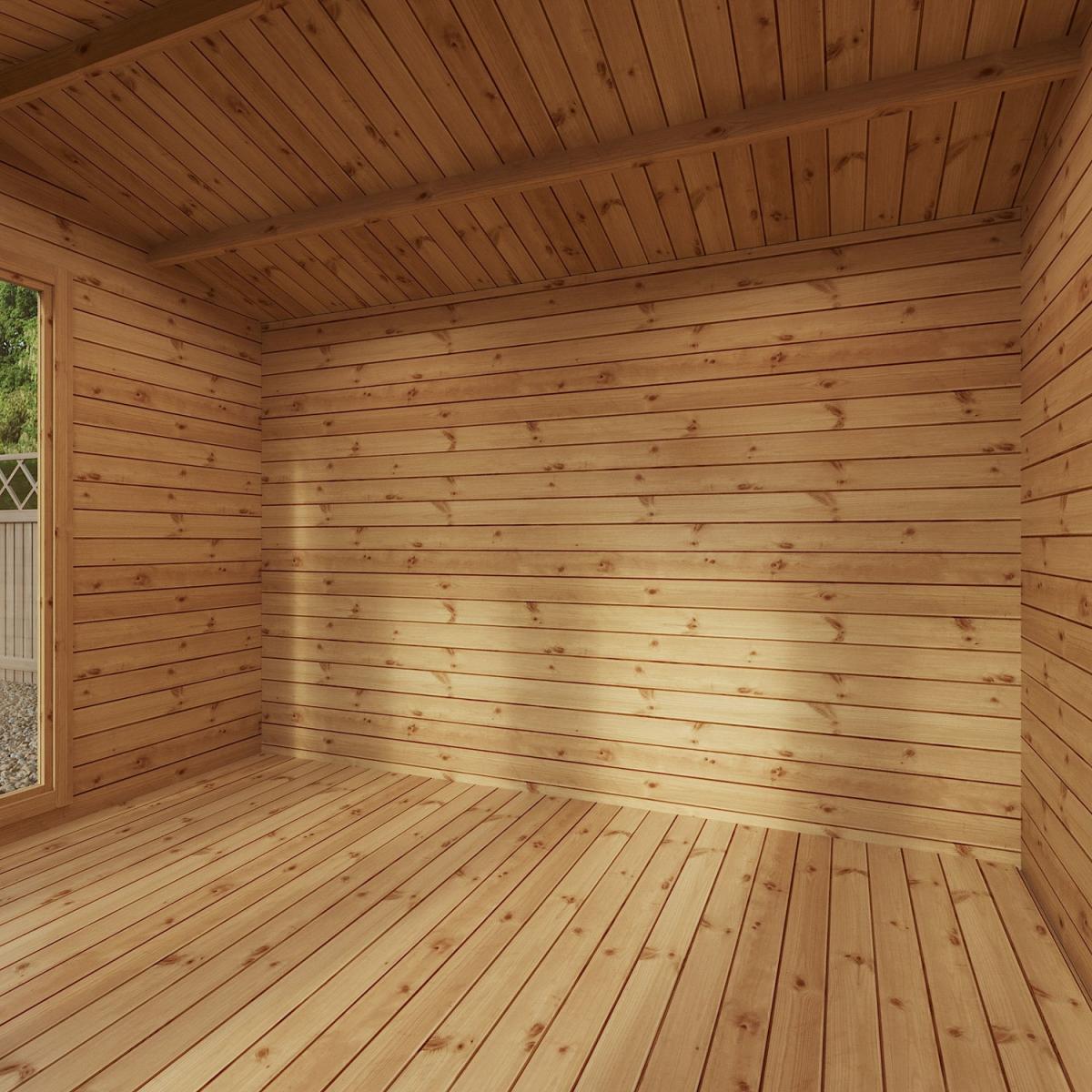 3.5 x 3.4m Garden Log Cabin - Mercia – image 10