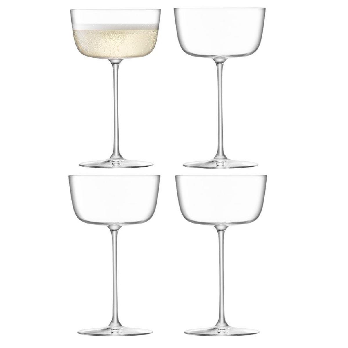 LSA International Borough Highball Glass 420ml Clear x4 - Heal's UK Furniture – image 6