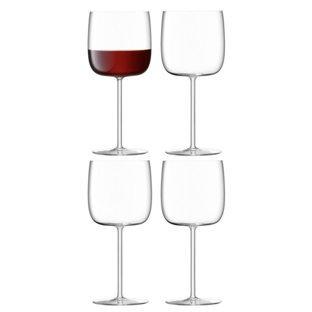 LSA International Borough White Wine Glass 380ml Clear x 4 - Heal's UK Furniture – image 6