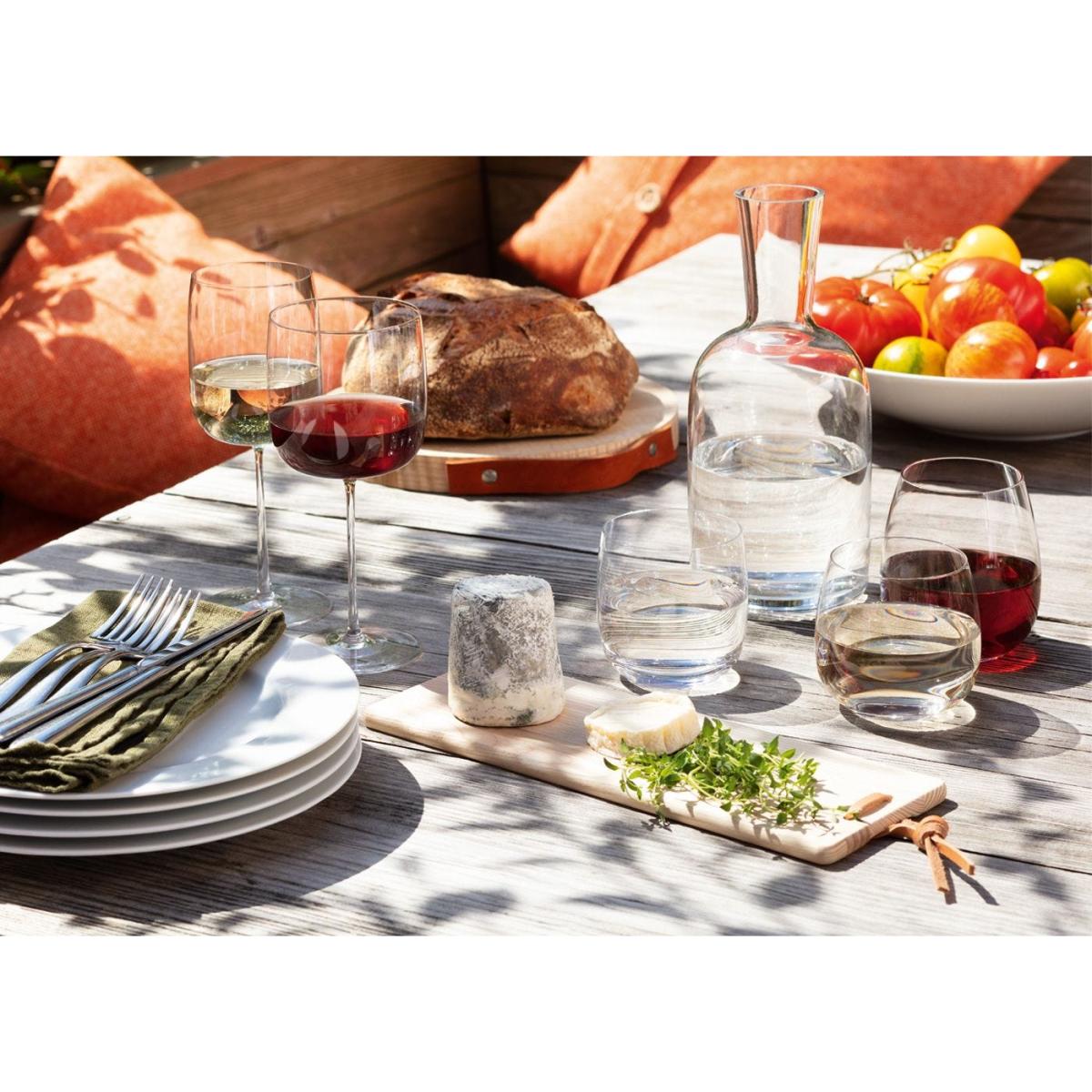 LSA International Borough White Wine Glass 380ml Clear x 4 - Heal's UK Furniture – image 7