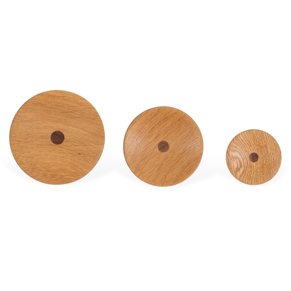 Heal's Unity Knob Oak with Walnut Set of 3 - Heal's UK Furniture – image 4