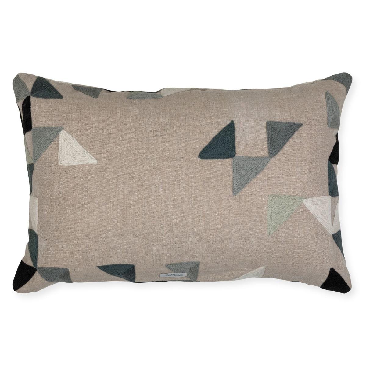 Heal's Harlequin Cushion Grey 60 x 40cm - Heal's UK Furniture – image 3