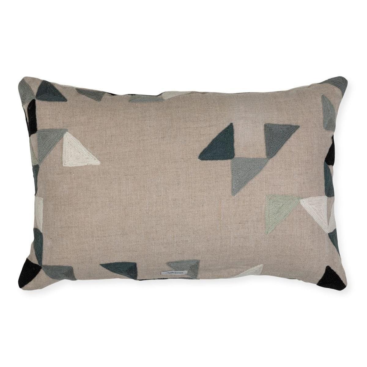 Heal's Harlequin Cushion Grey 60 x 40cm - Heal's UK Furniture – image 5