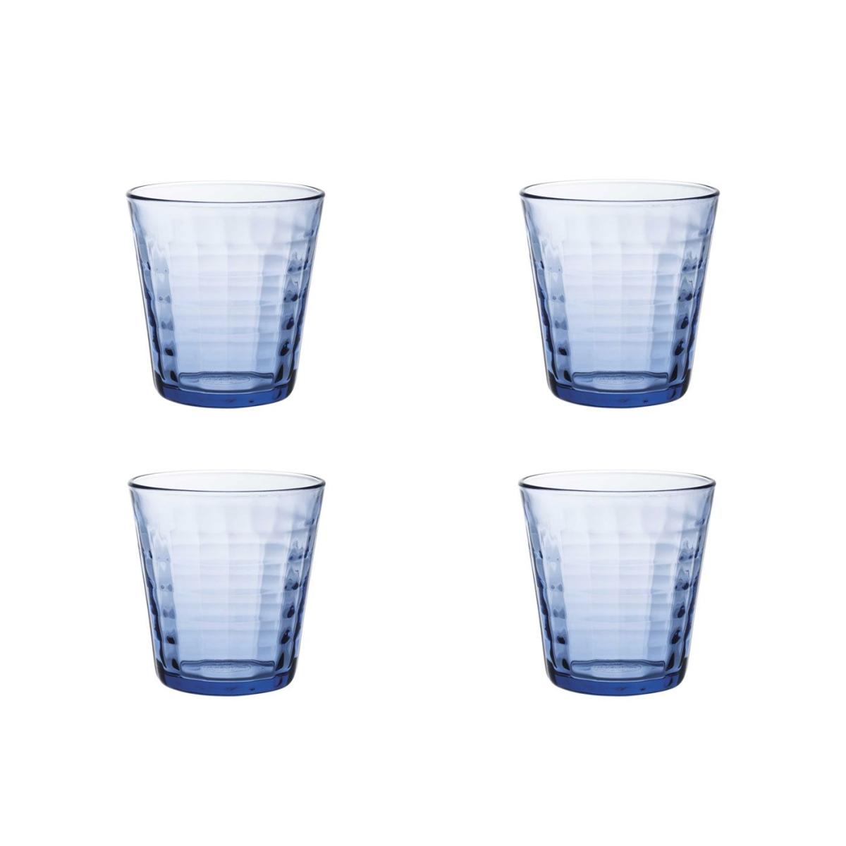 Duralex Prisme Tumbler Set of 4 Marine 27.5cl - Heal's UK Furniture – image 2