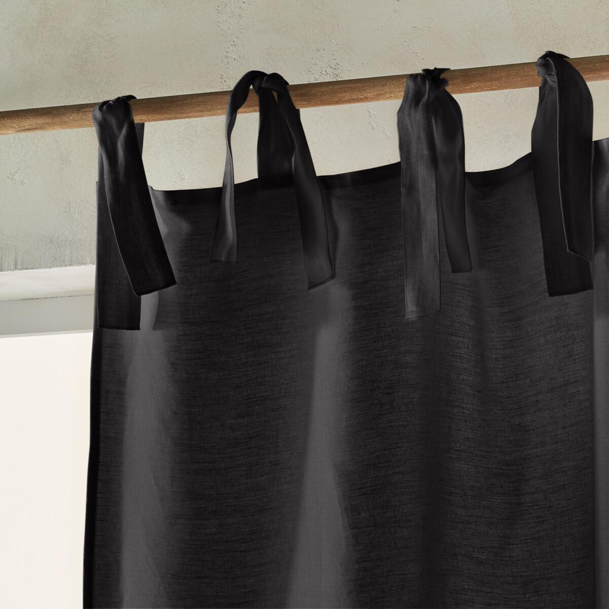 Colin Pure Linen Curtain Finished with Knots – image 3