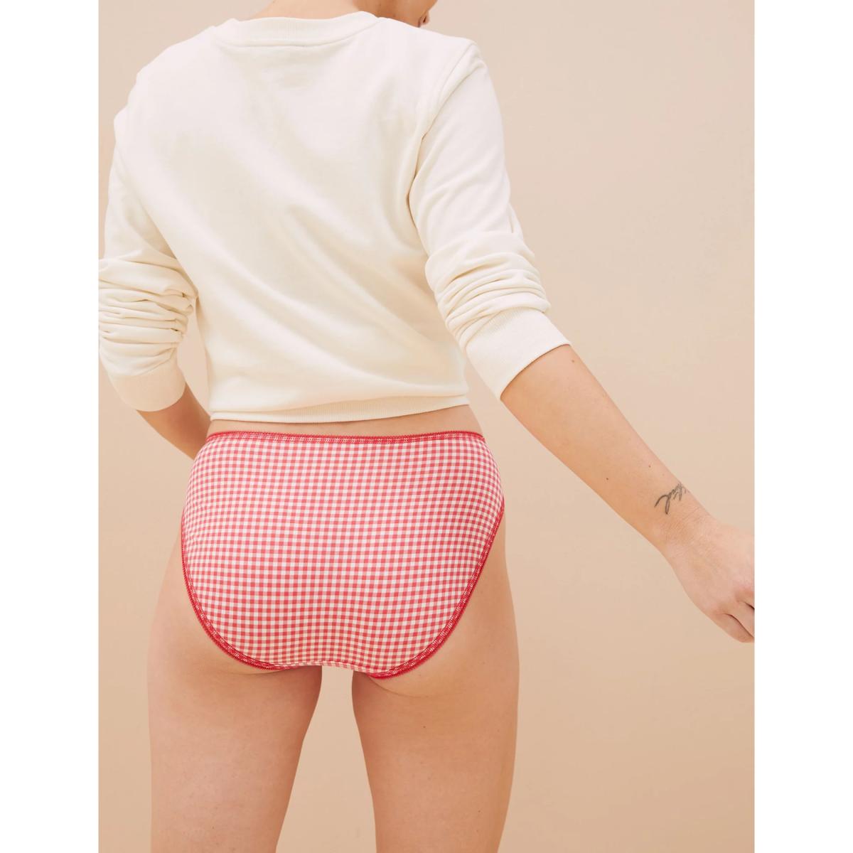 M&S Womens 5pk Cotton Rich High Leg Knickers - 12 - Red Mix, Red Mix – image 4