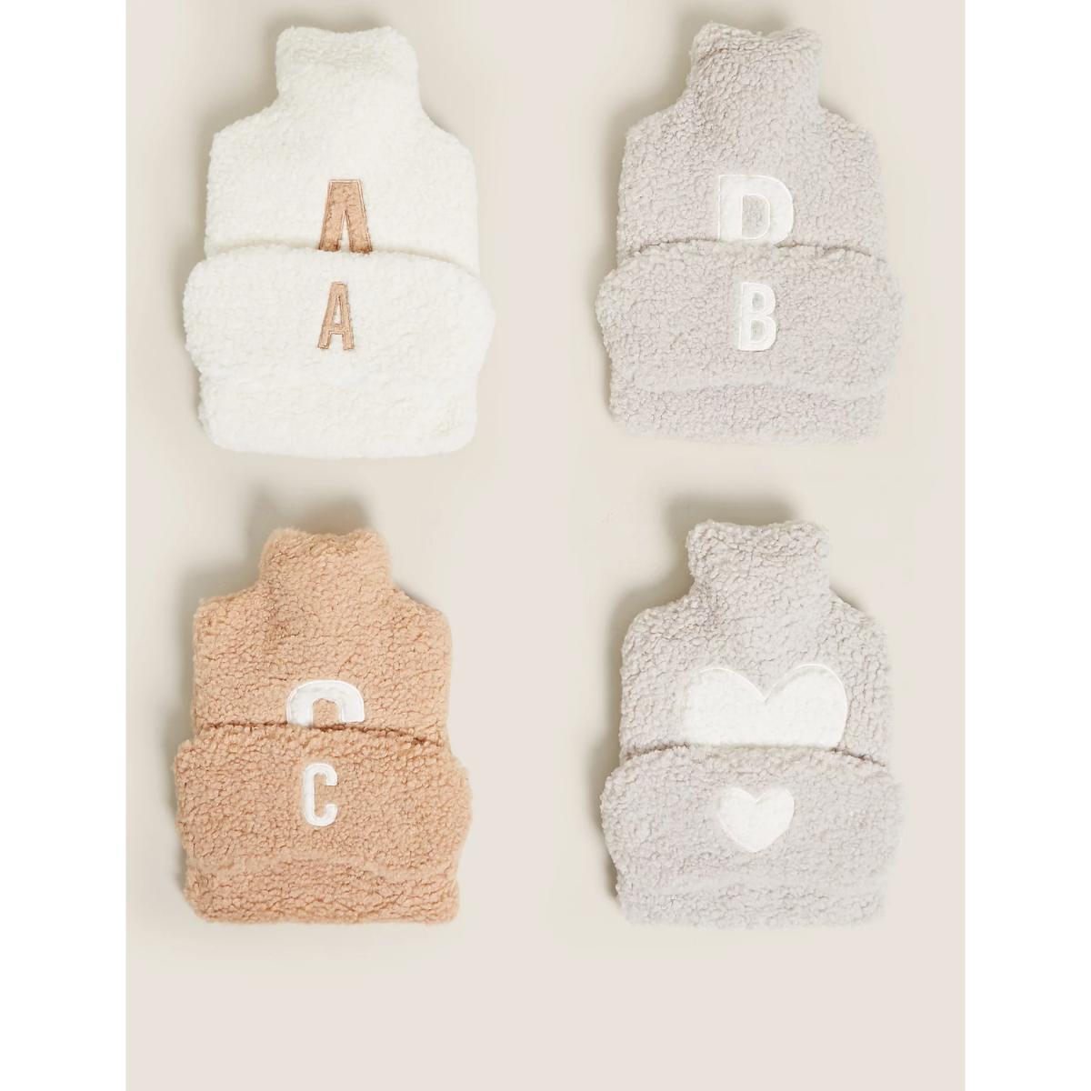 M&S Alphabet Hot Water Bottle & Mask Gift Set - LetrR - Multi, Multi – image 2