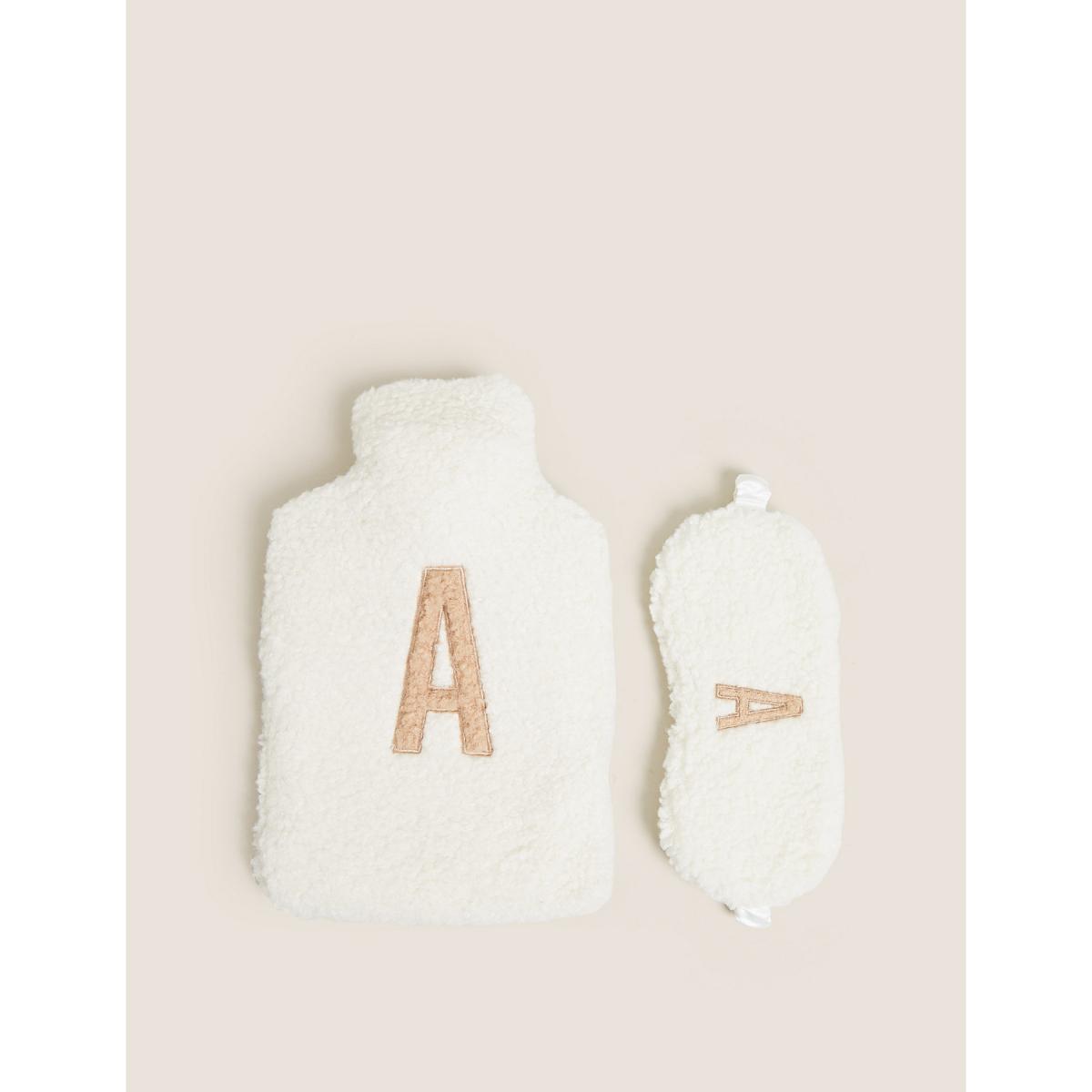 M&S Alphabet Hot Water Bottle & Mask Gift Set - LetrR - Multi, Multi – image 4