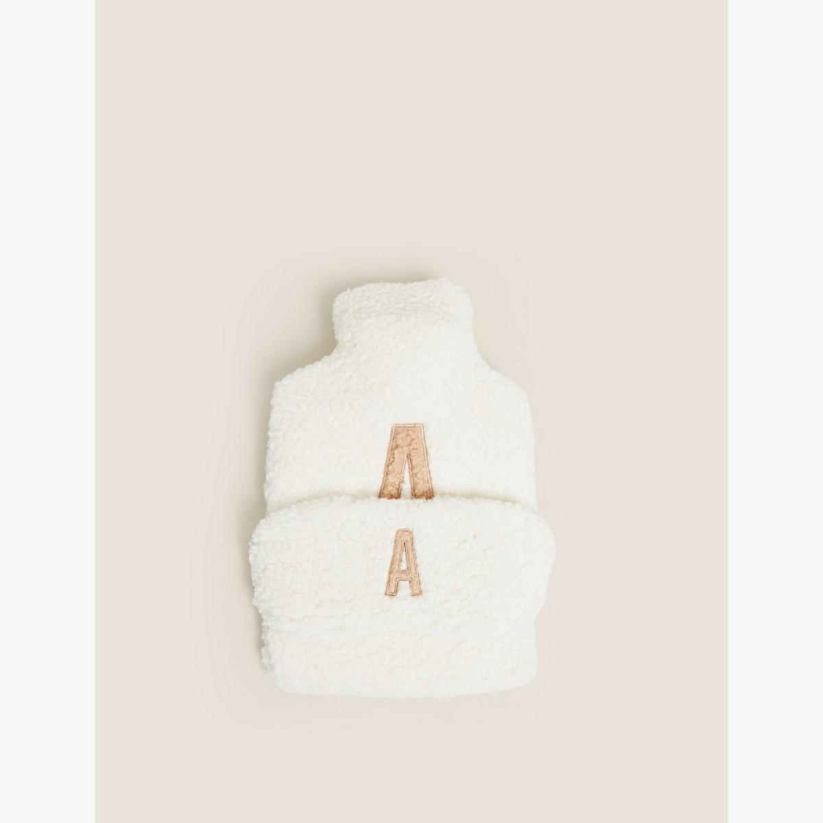 M&S Alphabet Hot Water Bottle & Mask Gift Set - LetrR - Multi, Multi – image 1