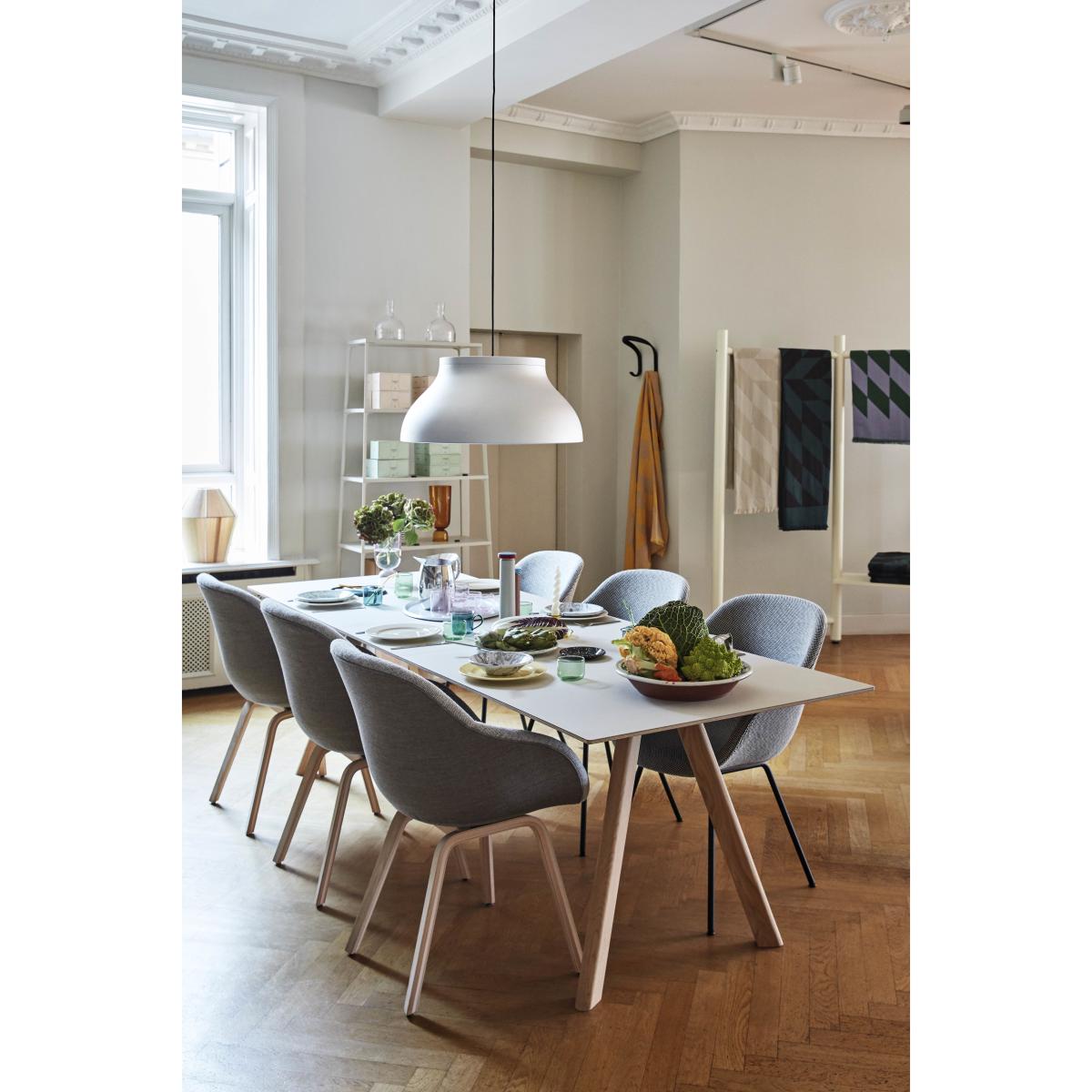 linoleum Extension leaf - / For CPH 30 extendable table - L 50 x 90 cm by Hay Grey – image 3