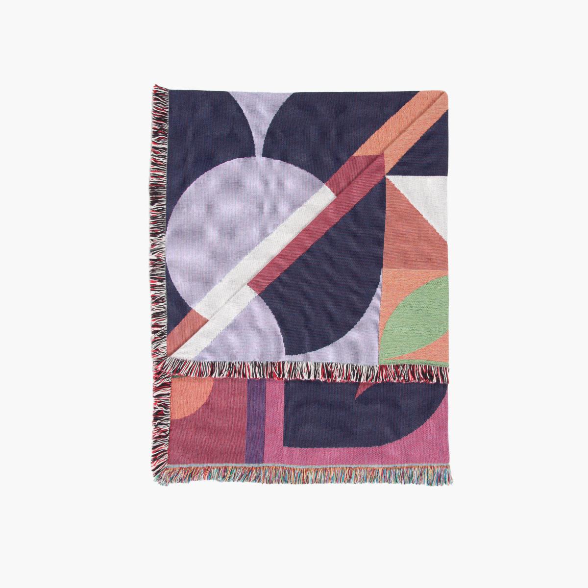 Sundown Plaid - / By Adrian Wong - 137 x 178 cm by Slowdown Studio Multicoloured – image 2