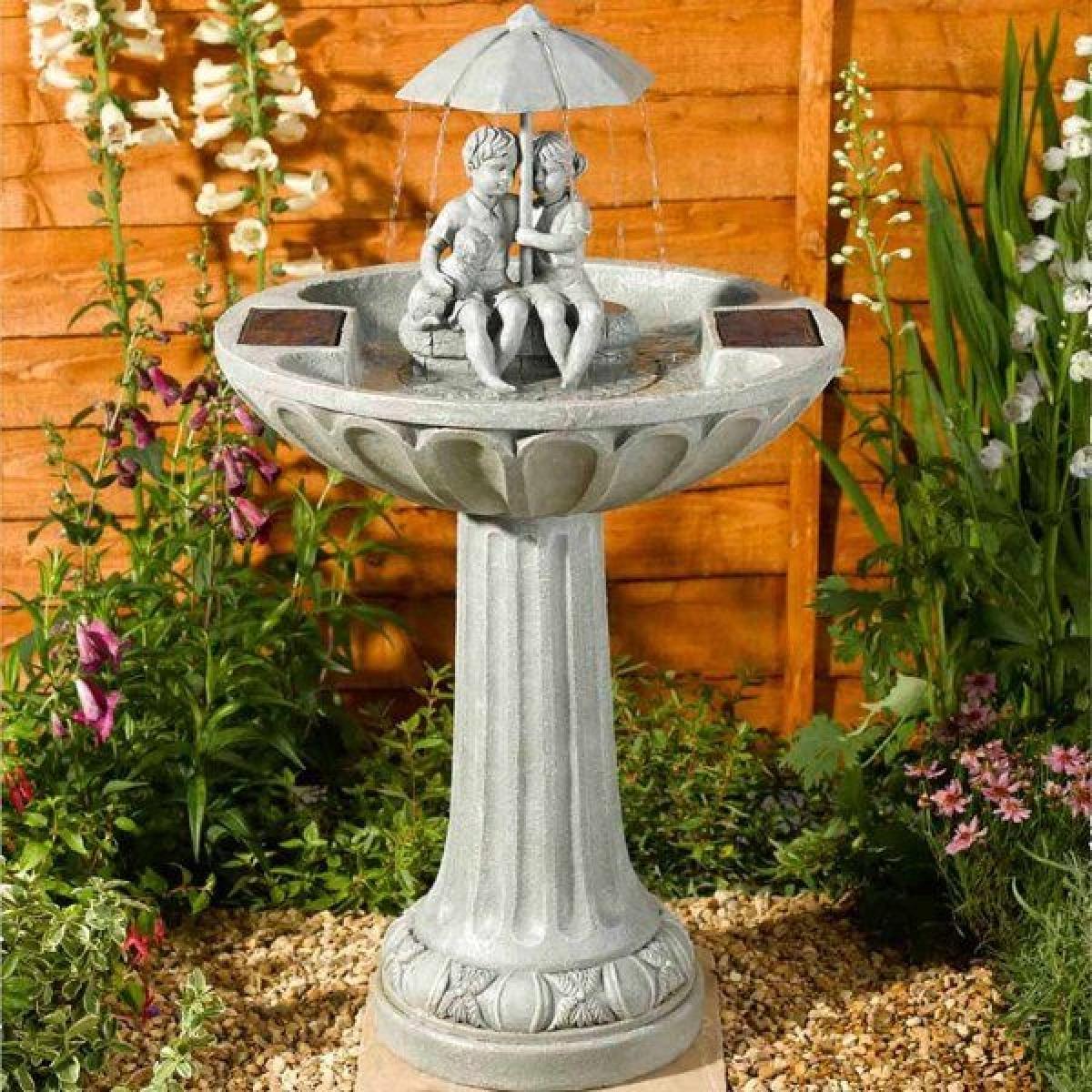 Smart Solar Umbrella Solar Water Feature – image 2