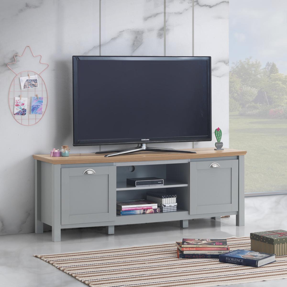 Eaton 3 Piece Living Room Furniture Set - Coffee Table, Sideboard & TV Unit  - Grey – image 5