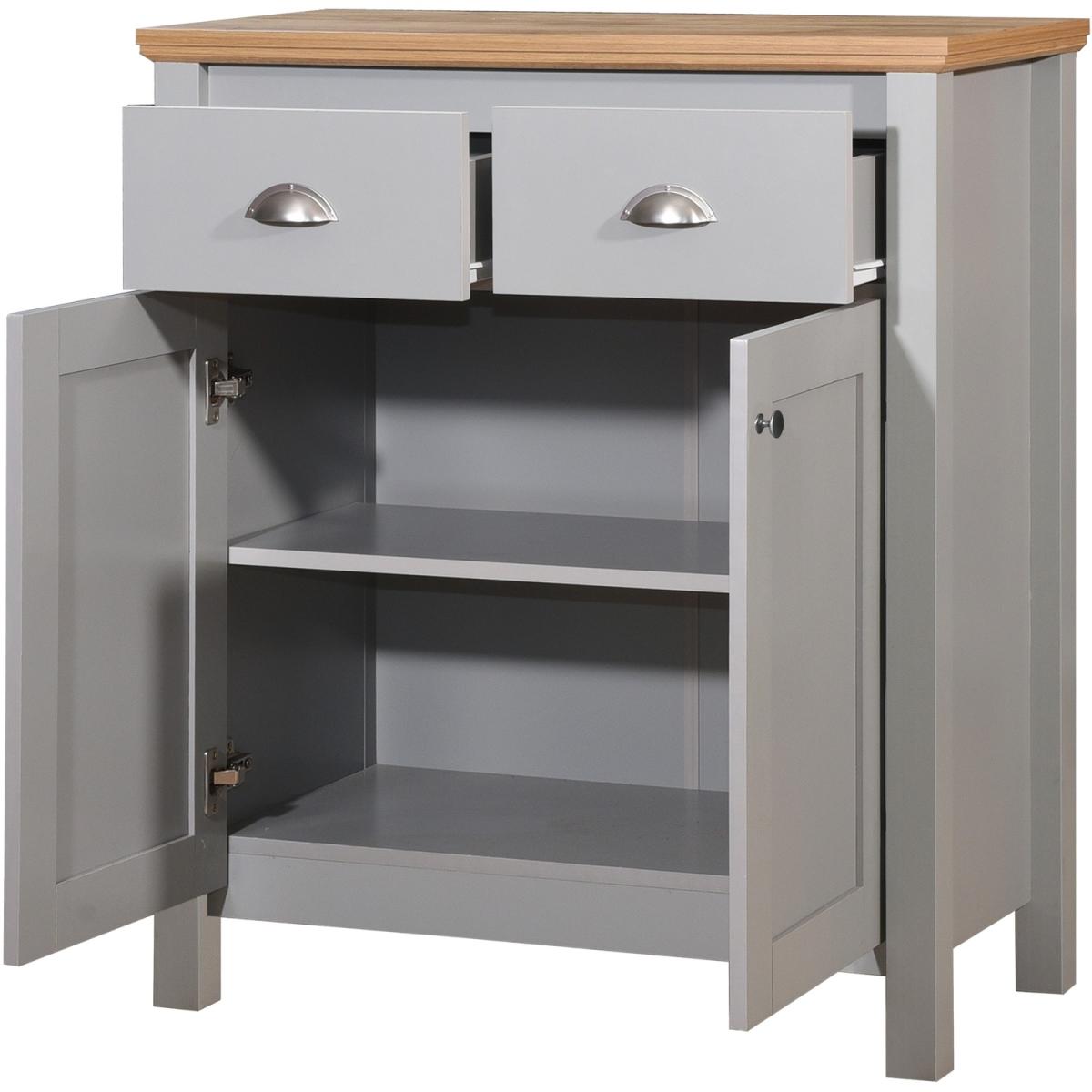 Eaton 3 Piece Living Room Furniture Set - Coffee Table, Sideboard & TV Unit  - Grey – image 7