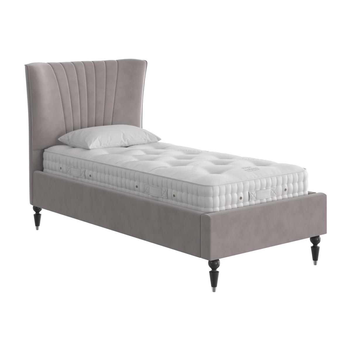 Narla Velvet Bed Frame - Single – image 1