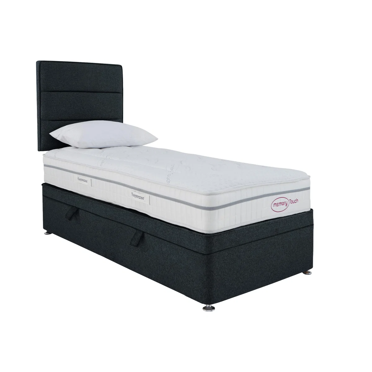 Sleepeezee - Memory Touch Ortho Side-lift Ottoman Divan Set - Single – image 1