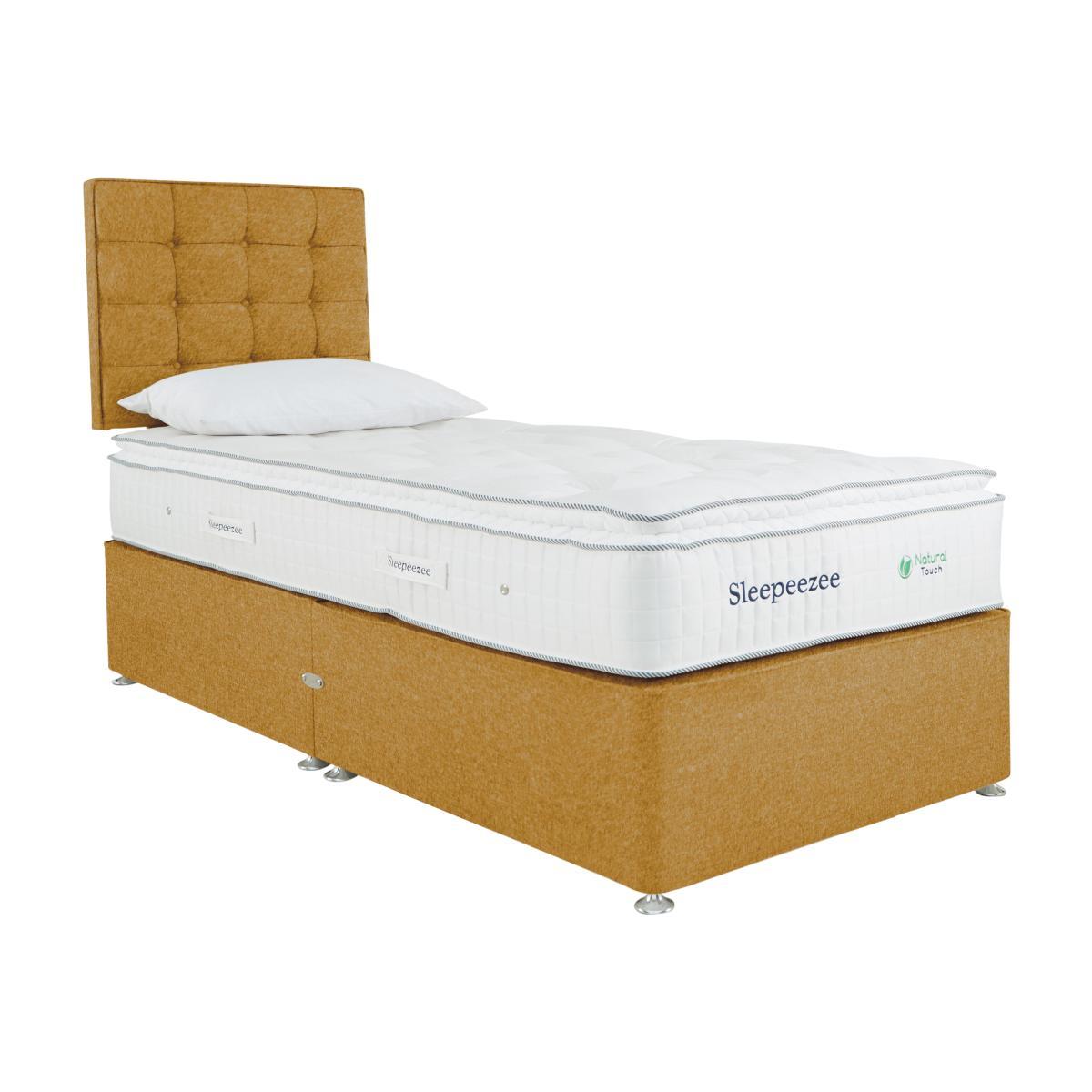 Sleepeezee - Natural Touch 2000 Pillowtop Divan Set - Single - Yellow – image 1