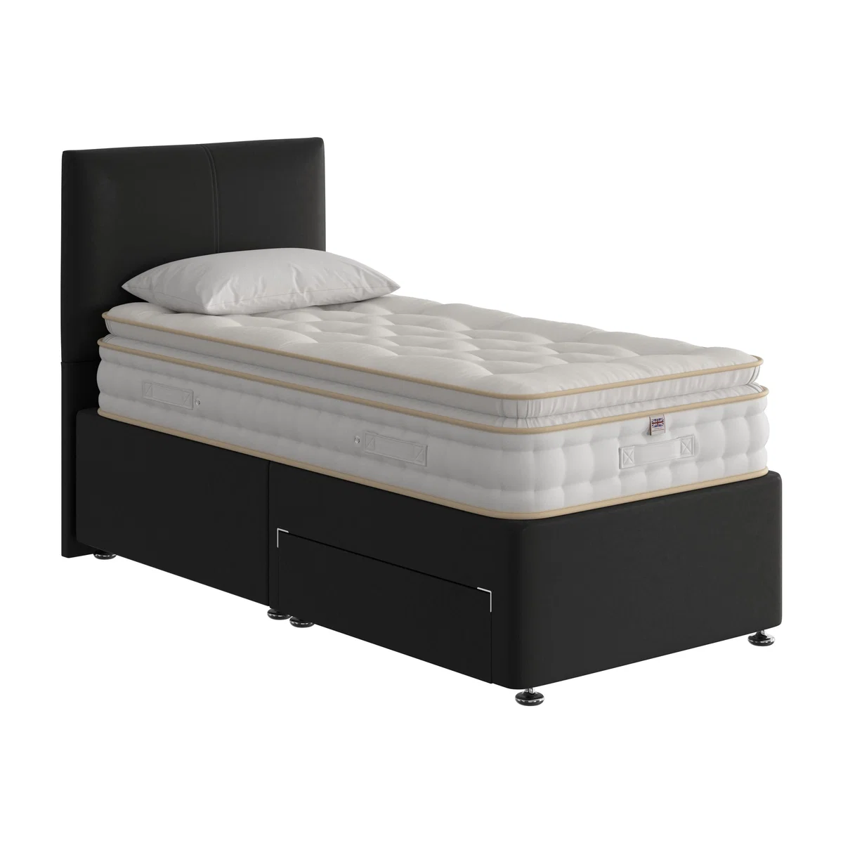 The Handmade Bed Company - Boutique 2000 Pillow Top Divan Set - Single – image 1