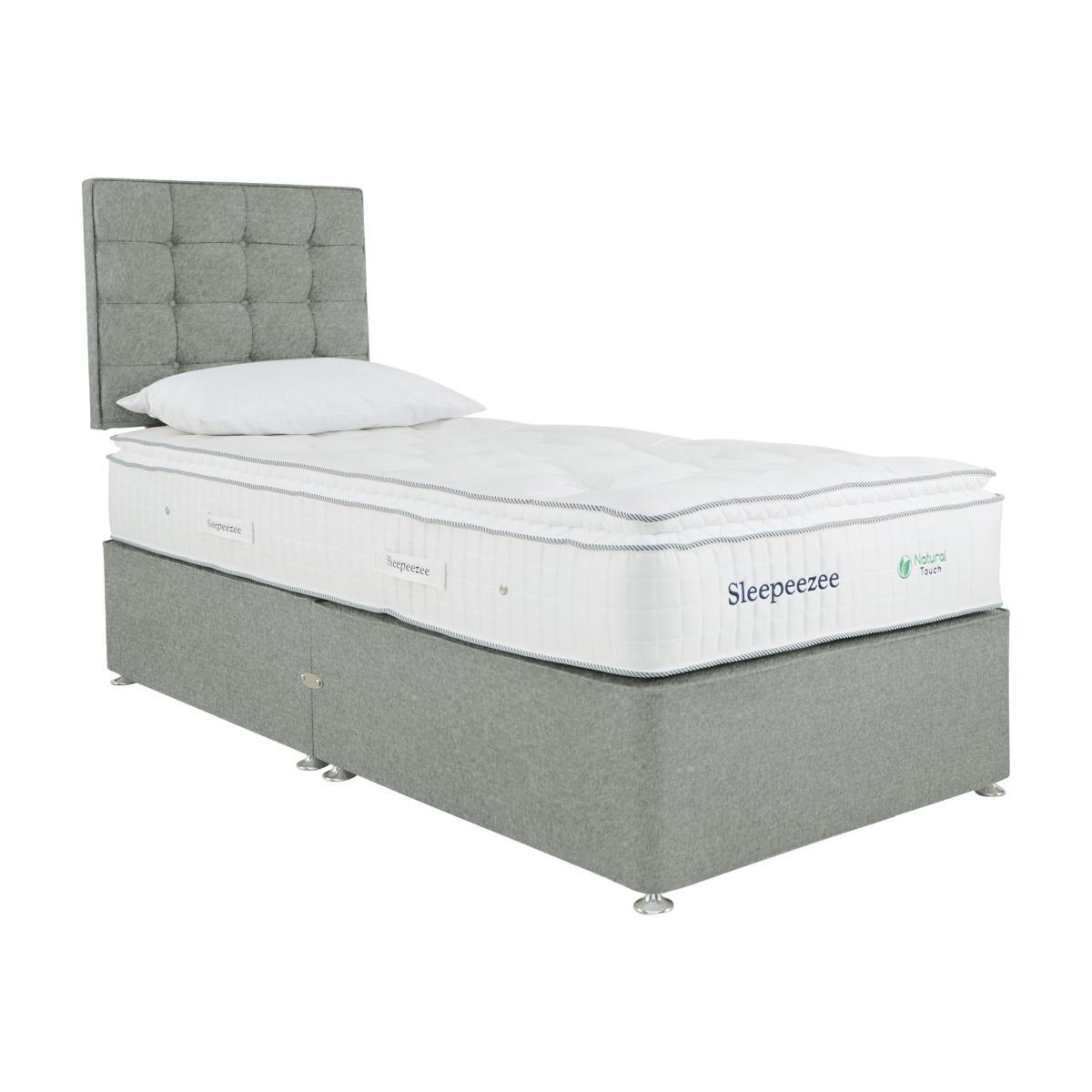 Sleepeezee - Natural Touch 2000 Pillowtop Divan Set - Single - Green