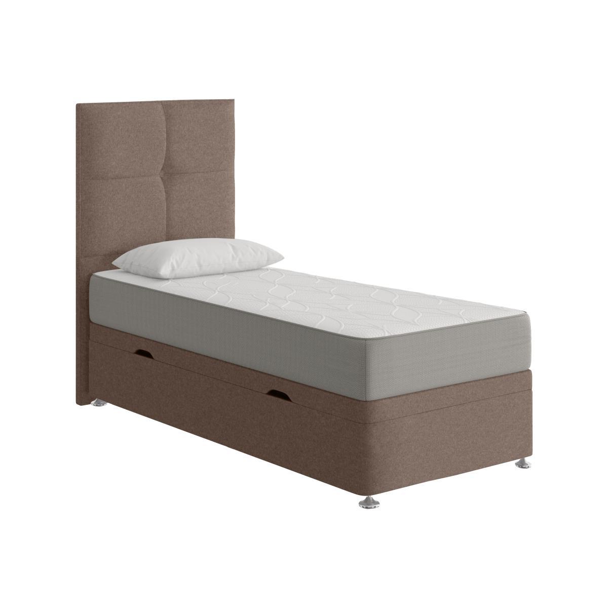 Sleep Story - Cool Gel 3000 Side Lift Ottoman Divan Set - Single - Brown – image 1