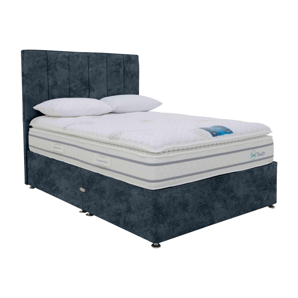 Sleepeezee - Geltouch 5000 Divan Set - Single - Daytona Ocean – image 1
