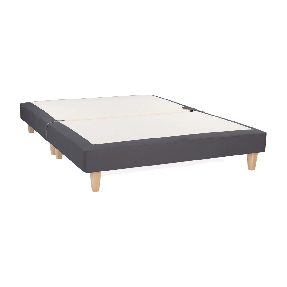 Heal's Shallow Divan Single Dolly Armour Light Solid Wood Feet - Heal's UK Bedroom Furniture