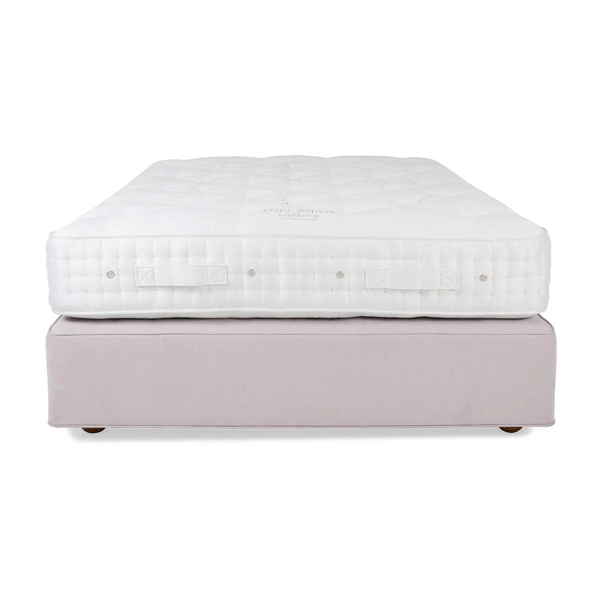Vispring Regal Superb Soft Tension Divan single Tk589 Steel - Heal's UK Bedroom Furniture – image 2
