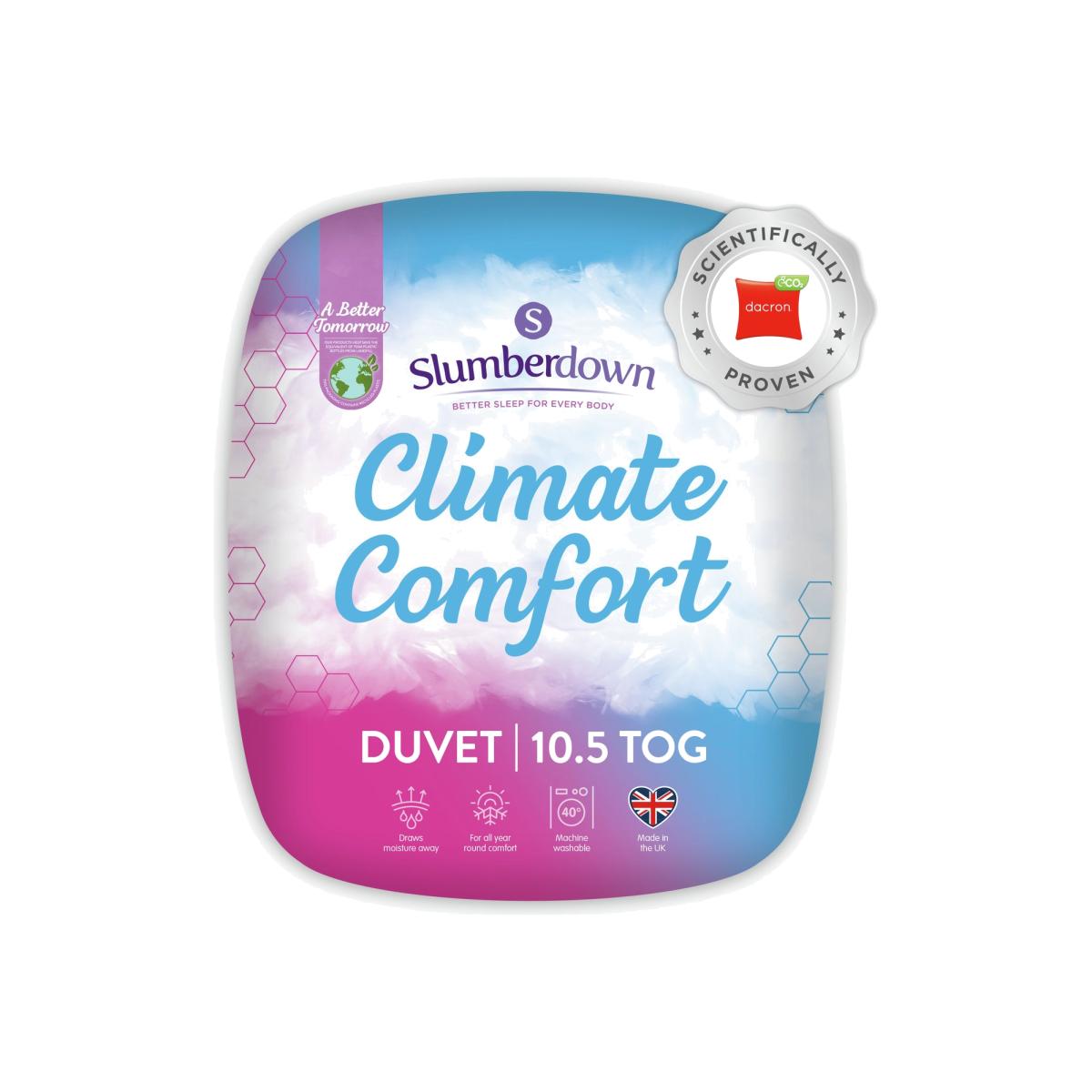Slumberdown Climate Comfort 10.5 Tog Duvet - Single – image 1