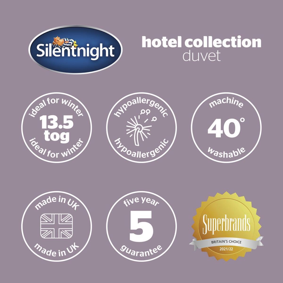 Silentnight Hotel Collection 13.5 Tog Duvet - Single – image 9