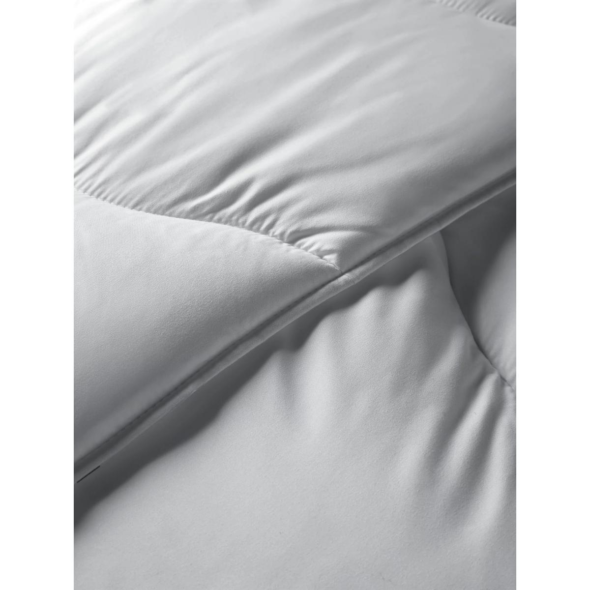 little home at John Lewis Synthetic Soft Touch Washable Duvet and Pillow Set, 10.5 Tog, White, Single – image 3