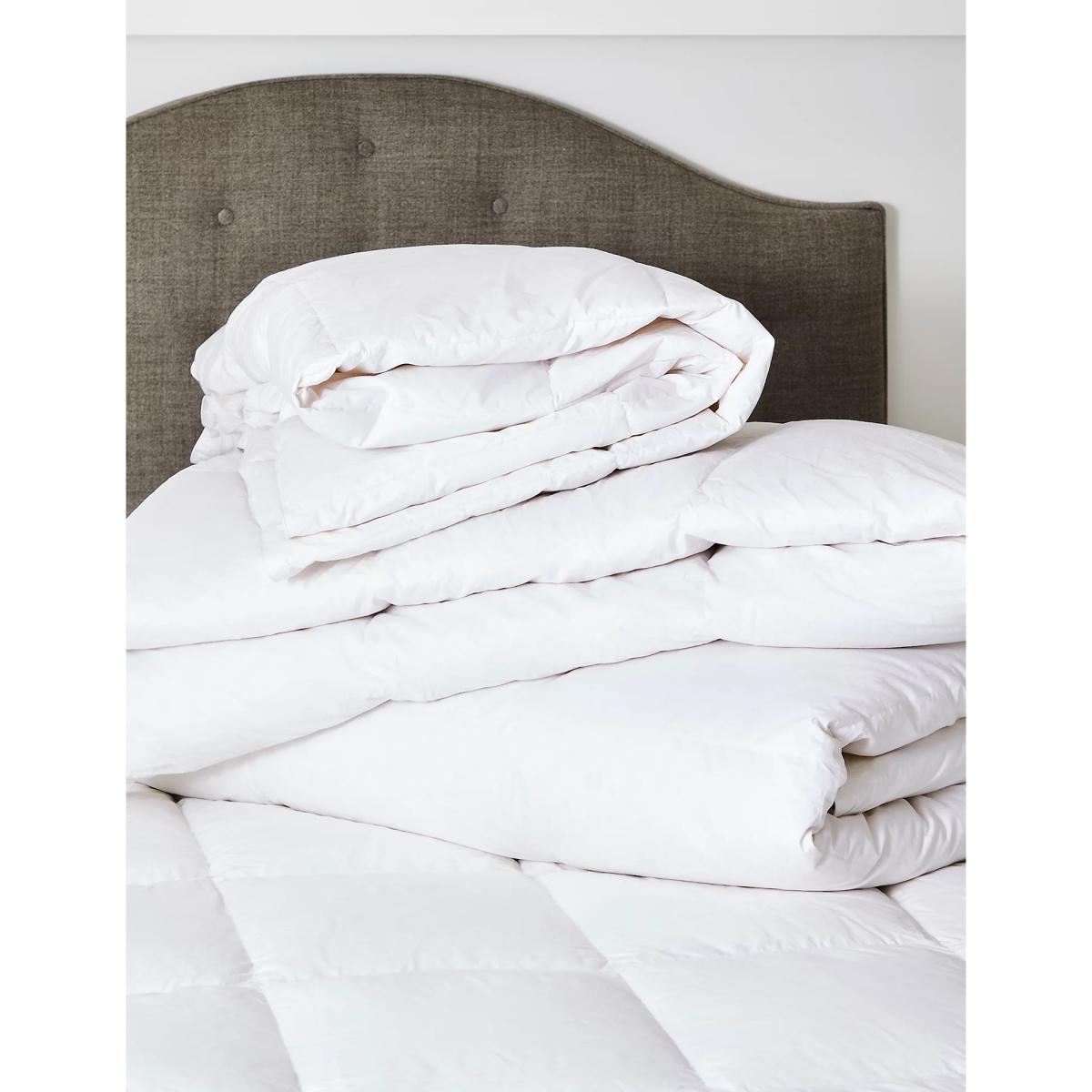 M&S Duck Feather & Down 4.5 Tog Duvet - SGL - White, White – image 6