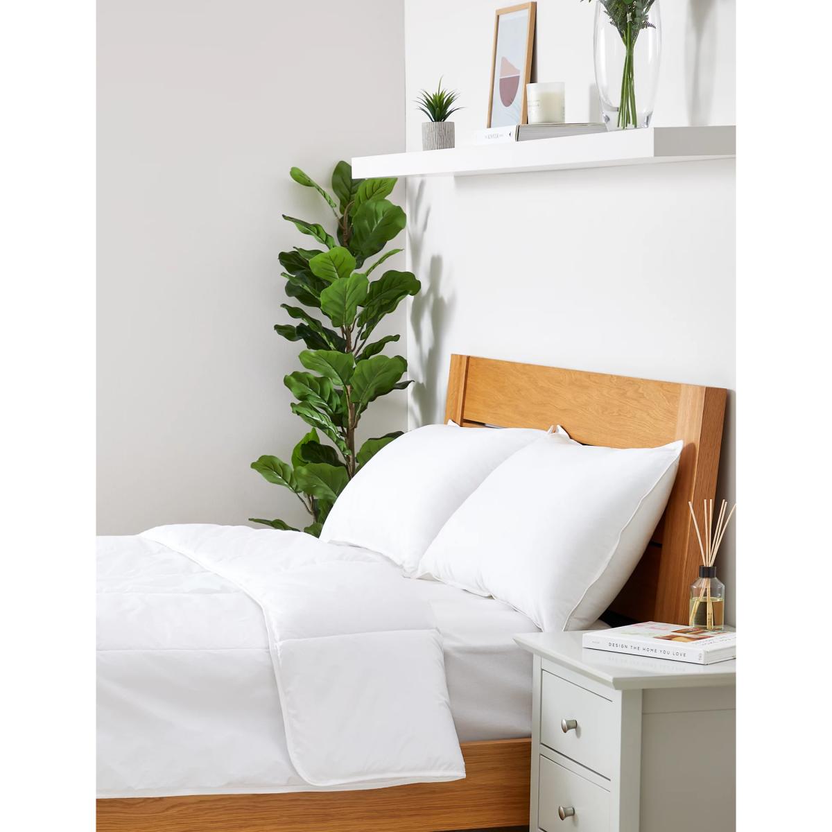 M&S Ultimate Comfort Pure Cotton 10.5 Tog Duvet - DBL - White, White – image 3