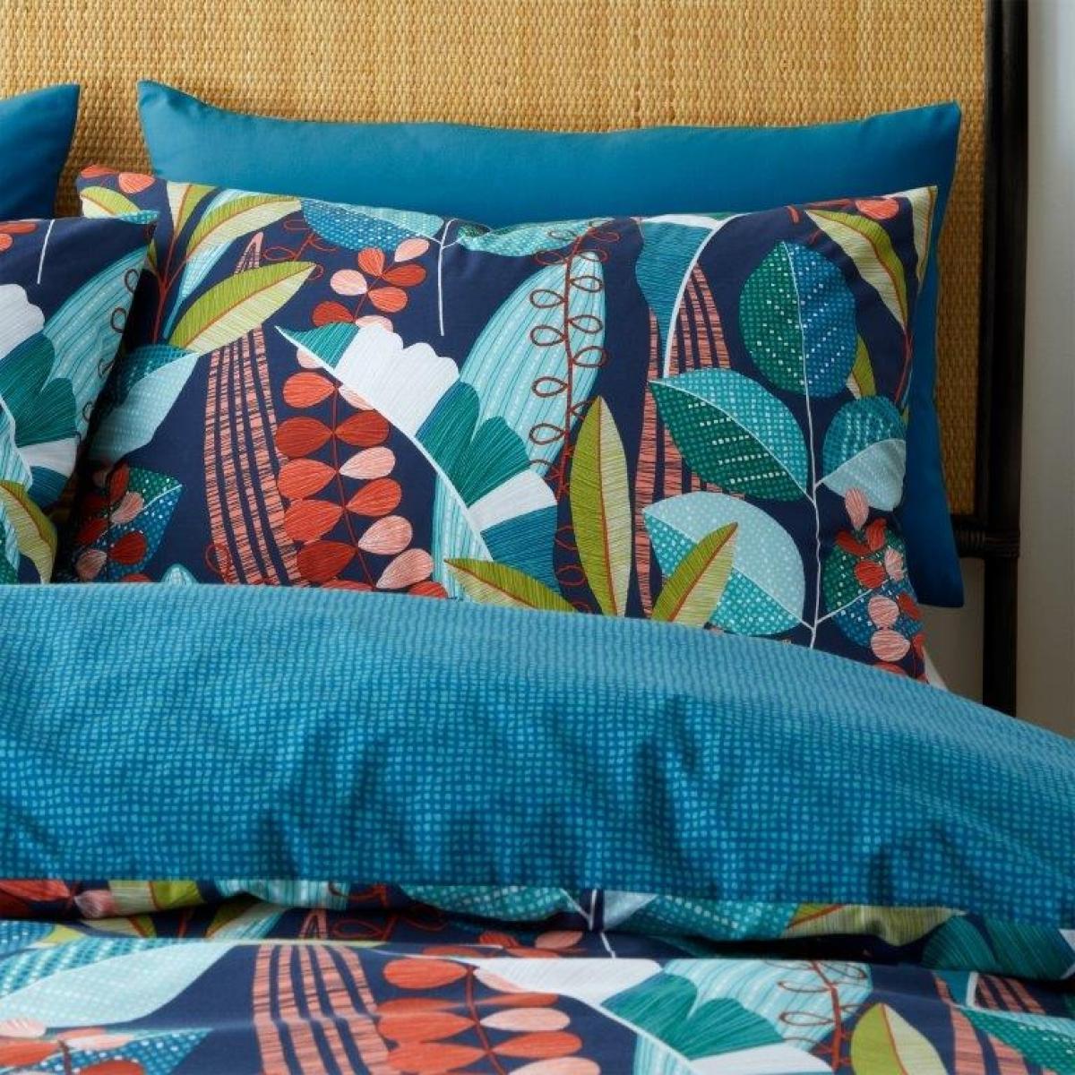 Catherine Lansfield Botanical Leaves Duvet Set - Green - Single, Cotton – image 4