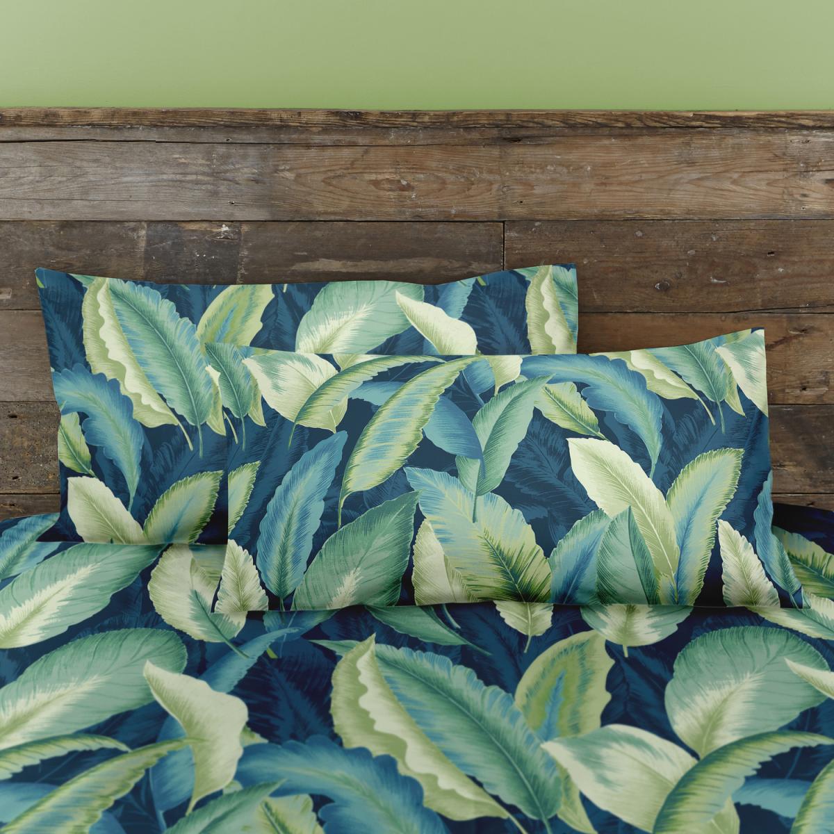 Antique Leaf Green Duvet Cover Set - Green / Single Duvet Set – image 2