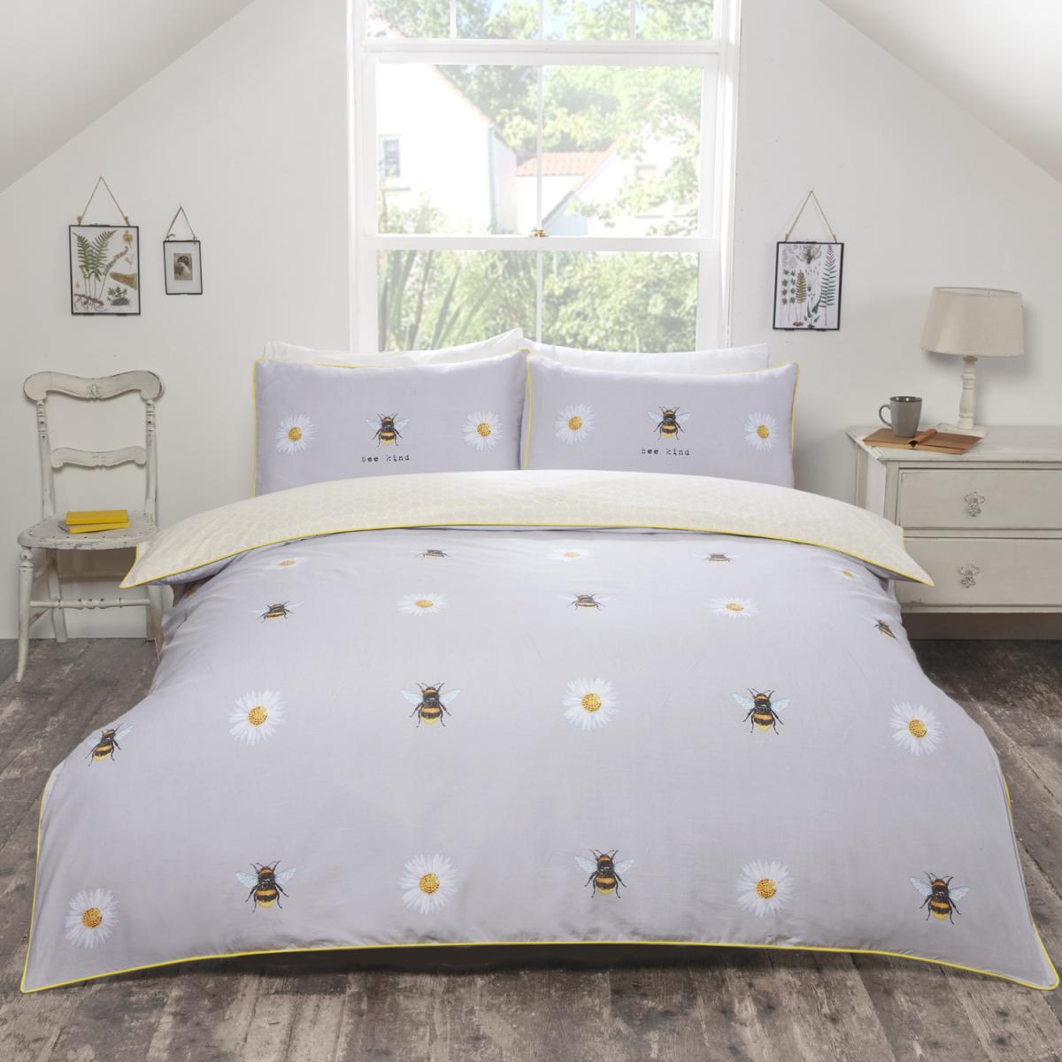 Bee Kind Duvet Set - Multi / Single – image 2