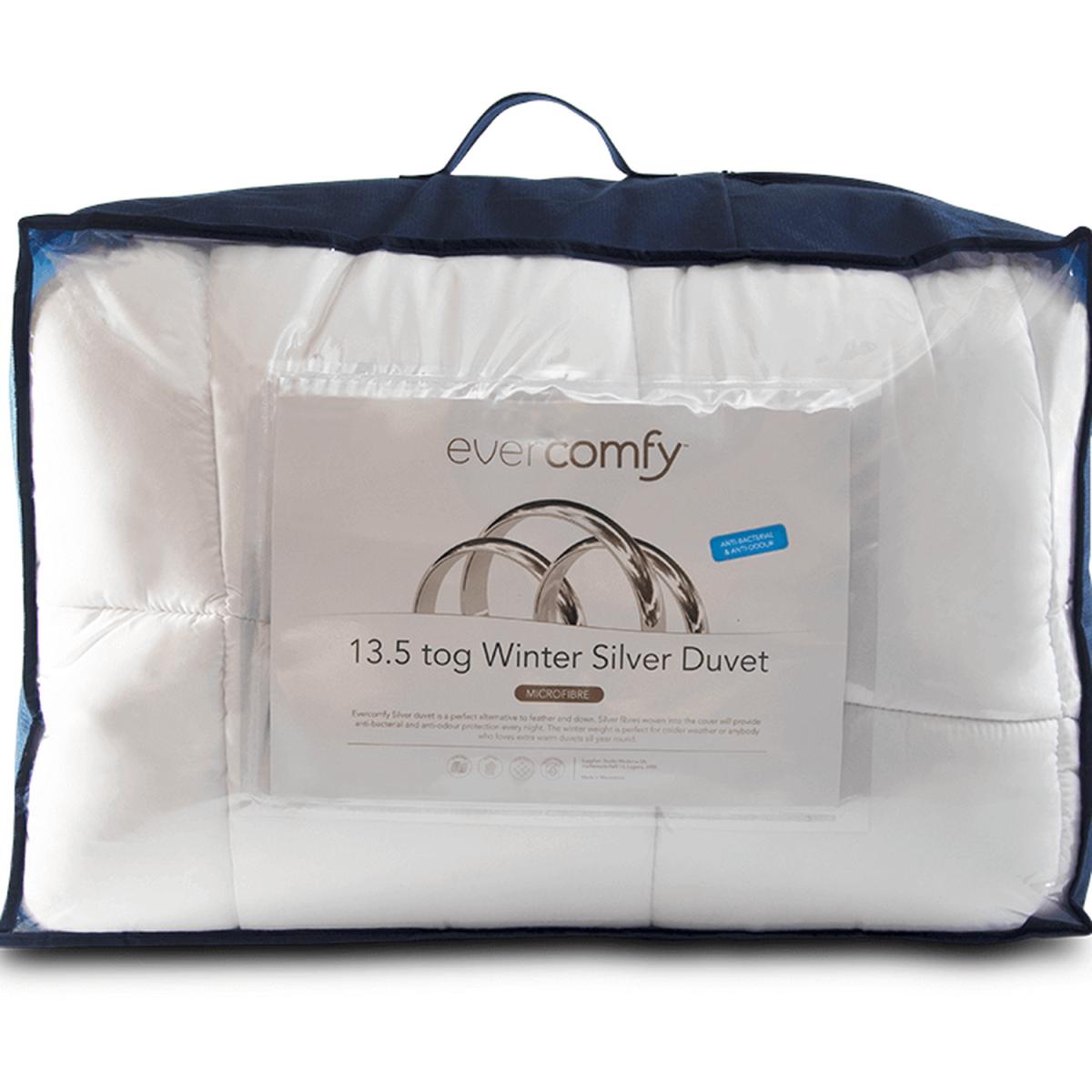 Evercomfy Silver Duvet 13.5 TOG - White / Single – image 2