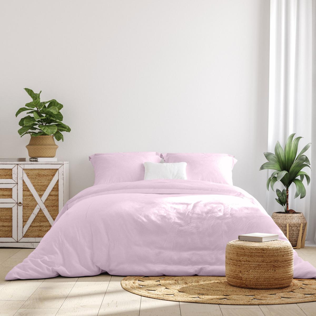 Bed Couture Flannel Duvet Set with pillowcases 65x65cm - Pink / Single – image 2